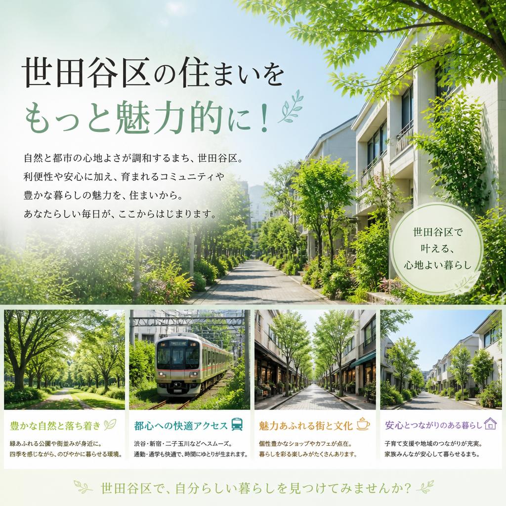 世田谷区の住まいをもっと魅力的に！