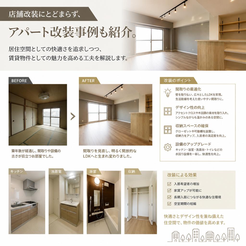 アパート改装の新しい提案
