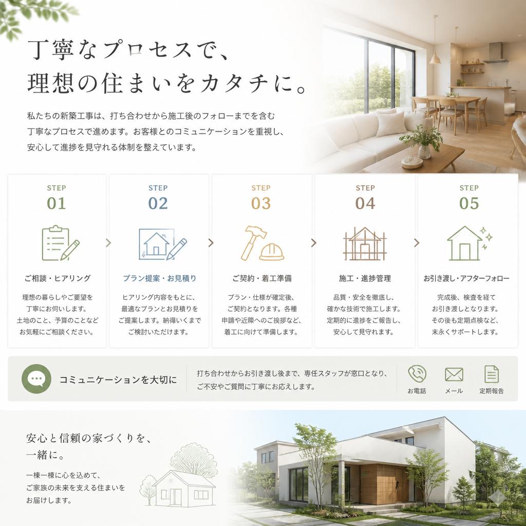 施工プロセスのご紹介
