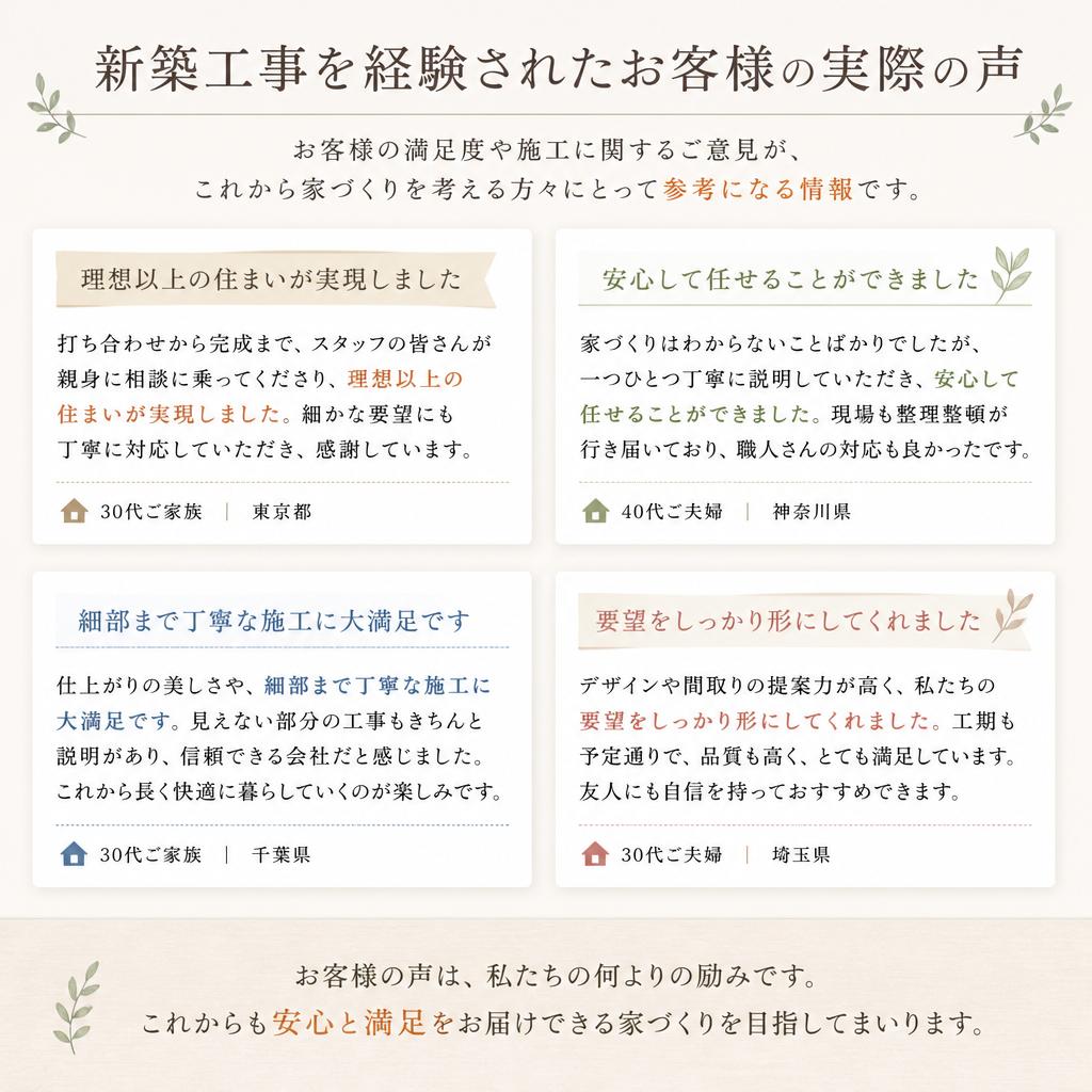 お客様の声