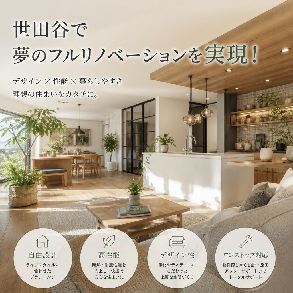 世田谷で夢のフルリノベーションを実現！